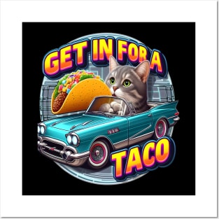 Taco Cat Cruising Posters and Art